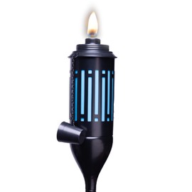 Backyadda Stylish 3-in-1 Metal Tiki Torches for Outside are The Only Torches Made Entirely of Aluminum Which Will Not Rust. Doubles As A Tabletop Torch for Your Patio Table. Includes Snuffer Cap.