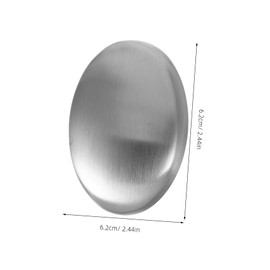 Mobestech Stainless Steel Soap Bar Odor Remover Soap for Home for Kitchen and Cooking