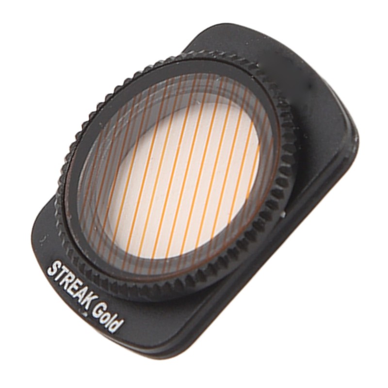 Streak Effect Action Camera Lens Filter HD Coated Slim Aluminum