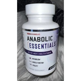 Live Anabolic Anabolic Essentials Active Men’s Multivitamin Metabolism Muscle Vitality New 60