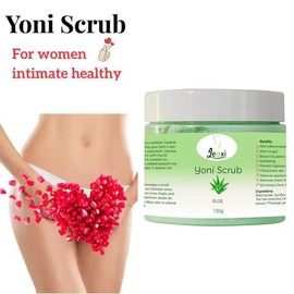 Yoni Scrub for Feminine, Natural Organic Yoni Scrub - Ultra Hydrating and Exfoliating Scrub, Smooth Kitty (Aloe)
