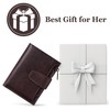 Airkit Small Wallet Women RFID Blocking Genuine Leather Bifold Compact