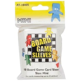 Arcane Tinmen ATM10405 Mini Board Game Card Sleeves Box44; Yellow - 100 Count