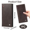 Men Leather Wallet, RFID Blocking Fold Mens Cardholder Wallet Slim