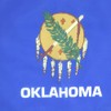 AZ FLAG Oklahoma Flag 18'' x 12'' cords - US