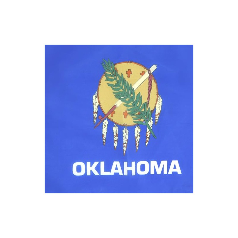 AZ FLAG Oklahoma Flag 18'' x 12'' cords - US