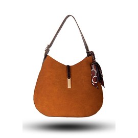 Shoulder Hobo Bag for Women-Soft Suede Tote Purse with Keychain-Work& Travel Handbag 2025