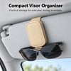 Car Sun Visor Glasses Holder for Driving – Magnetic Leather