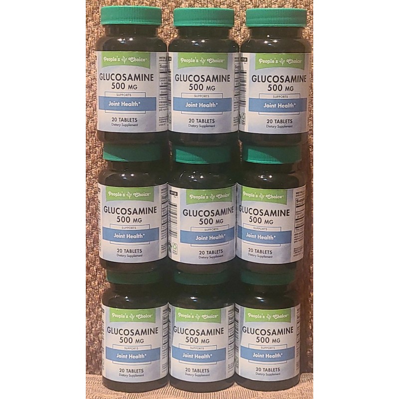 Nature`s Measure 2X Bottles People's Choice Glucosamine Joint Therapy 20