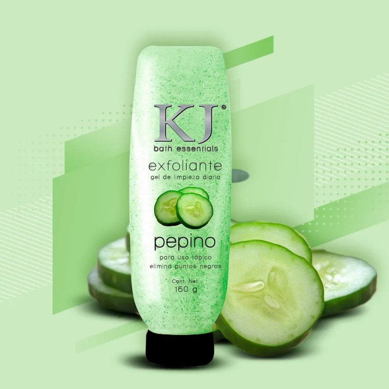 Exfoliante en Gel Facial y Corporal KJ con Extracto de