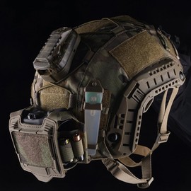 Tactical Helmet NVG Battery Sub-Pouch,Paintball Helmet Battery Storage Holder Pack Hook and Loop Counterweight Bag