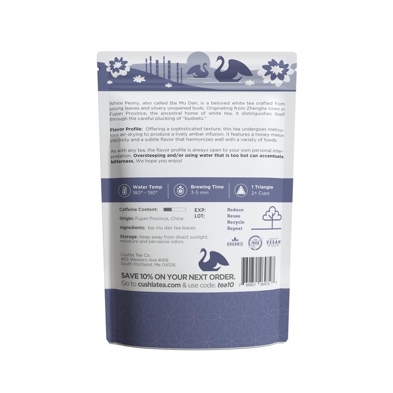 Imperial Grade White Peony Tea Bags - Bai Mu Dan