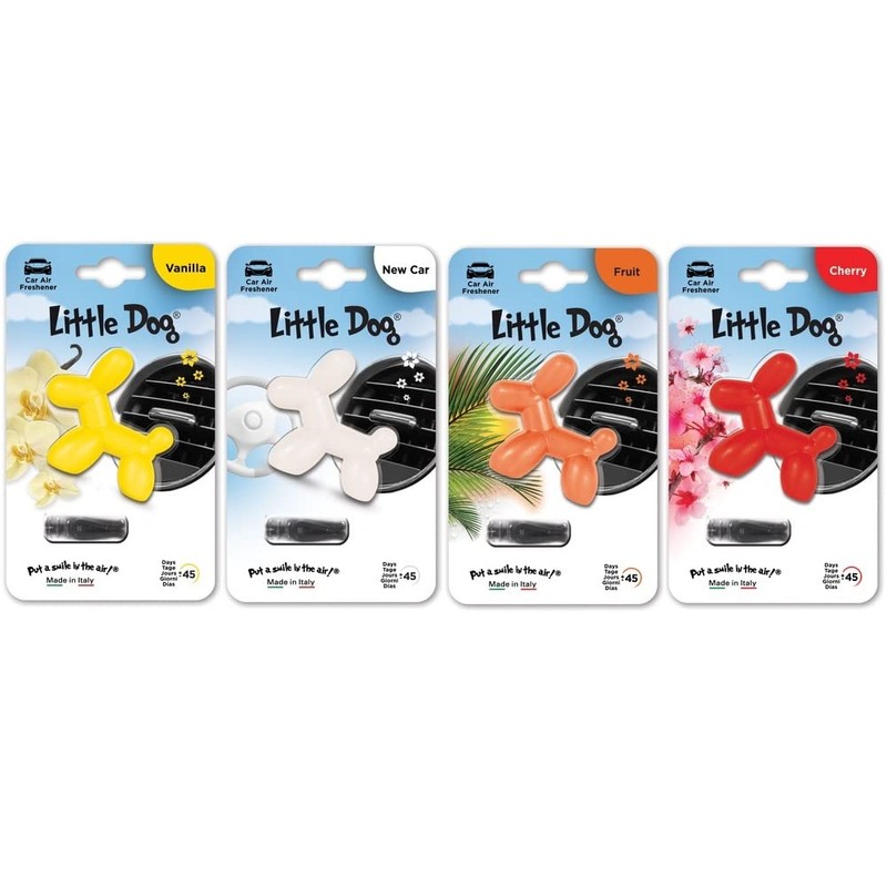 Little Dog LD008 Lufterfrischer Animierten 3D-Charakter, Orange