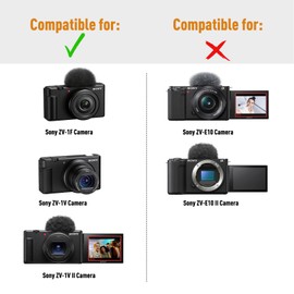 Camera Case Compatible with Sony ZV-1F / ZV-1 / ZV-1 II Vlog Camera by LTGEM, Fits Vlogger Accessory Kit Tripod and Microphone, Purple