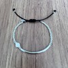 Agálea | Pulsera con medalla de San Benito de Plata