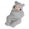 Infant Blanket Sleeping Wrap Ultra Soft Cute Bear Shape Plush