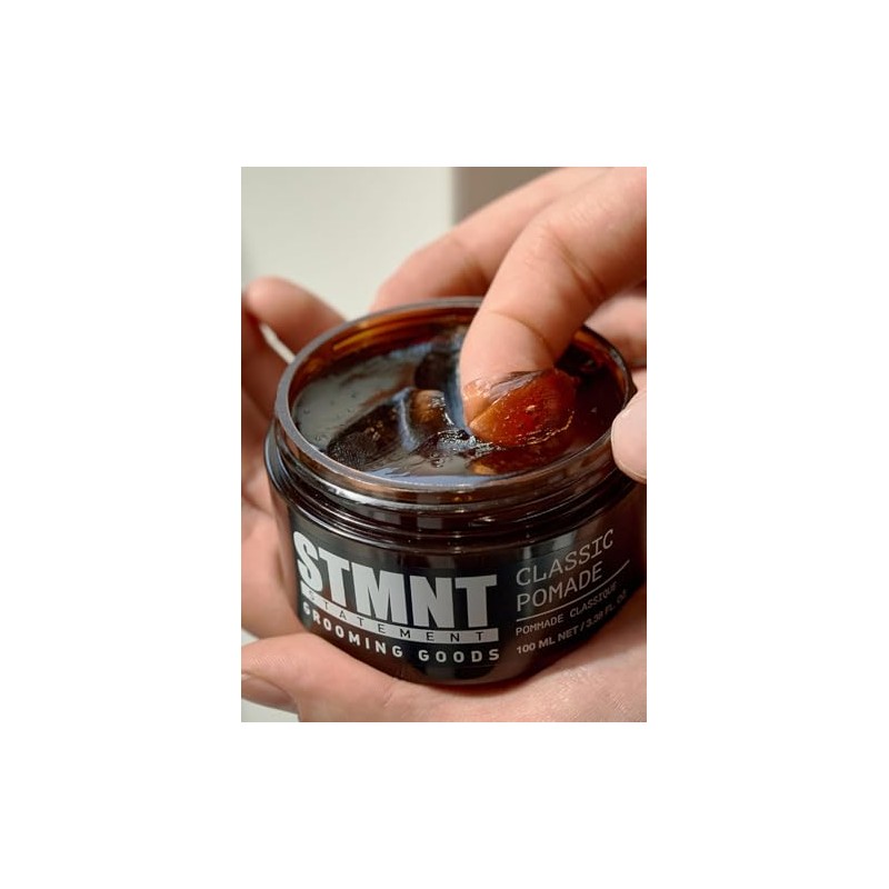 STMNT Grooming Goods Classic Pomade, 3.38 oz | Natural Shine