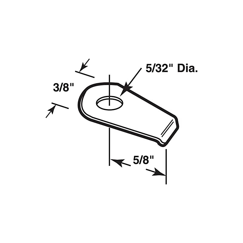 Prime-Line PL 14601 Screen Clips with Screws, Aluminum (1000 Pack)