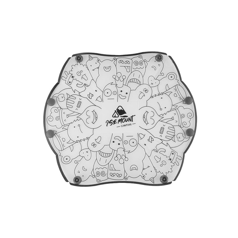 Laroal 4-Piece Portable Camping Tableware Set – Ultra-Light Folding Bowl,