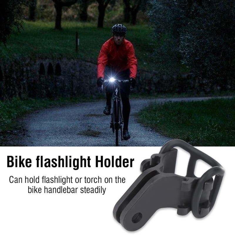 Alomejor Bicycle Light Torch Holder Clip Mount Bicycle Torch Holder