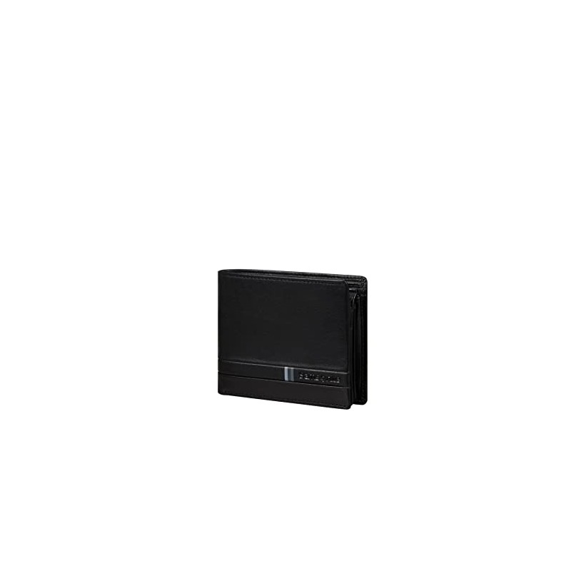 Samsonite Flagged SLG Wallet, 10.5 cm, Black, Black (Black), Credit