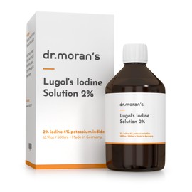 LUGOL'S Iodine 2% Solution | USP/PH. EUR. | 16.91oz | Made in Germany