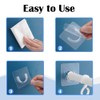 8 PCS Curtain Rod Holder Invisible Shower Rod Retainer No