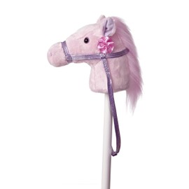 Aurora World World Giddy-Up Fantasy Stick Pony 37" Plush, Pink