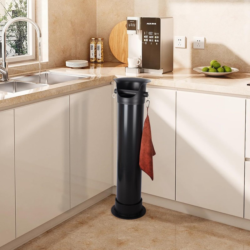 GOOFCXO Espresso Knock Box, 18 L Floor Standing Espresso Knock
