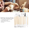 11pcs Soft Clay Carving Knives Multipurpose Stainless Pottery Sculpting Tools