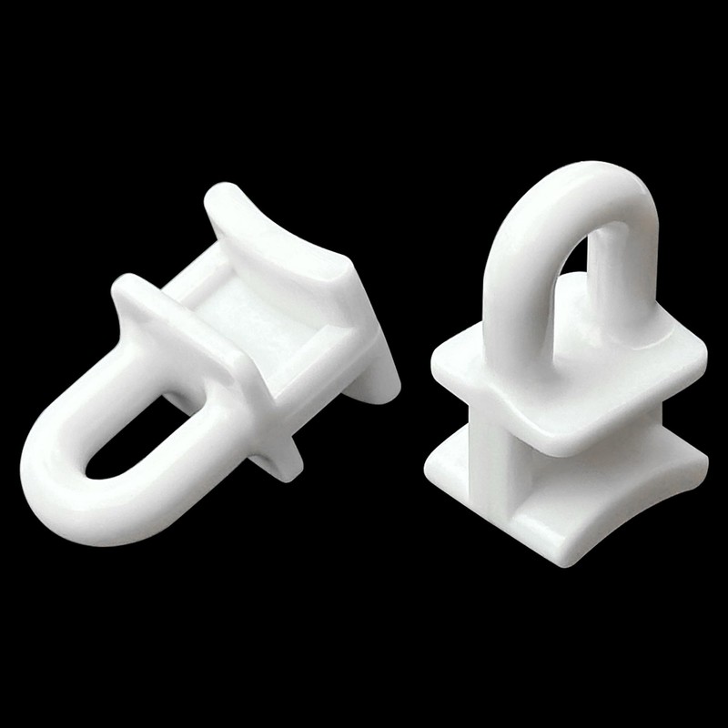 120 PCS Curtain Track Rollers Pulleys,Plastic Curtain Track Glider Hooks