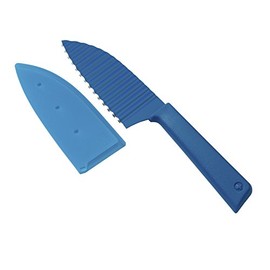 Kuhn Rikon Colori+ Krinkle Cut Garnish Knife, Blue