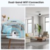ctronics 2.5K 4MP Indoor Surveillance Camera, 2.4/5 GHz WiFi Camera