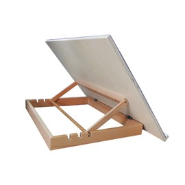 Nautical Beach Decor Adjustable Wooden Puzzle Board Easel, Non-Slip Felt Top Portable Tilting Jigsaw Puzzles Table for Up to 1000 Pieces (21 x 30 Inch)