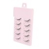 MERRYHAPY 5 Pairs Simulation Eyelash Stickers Volume Makeup Lashes for