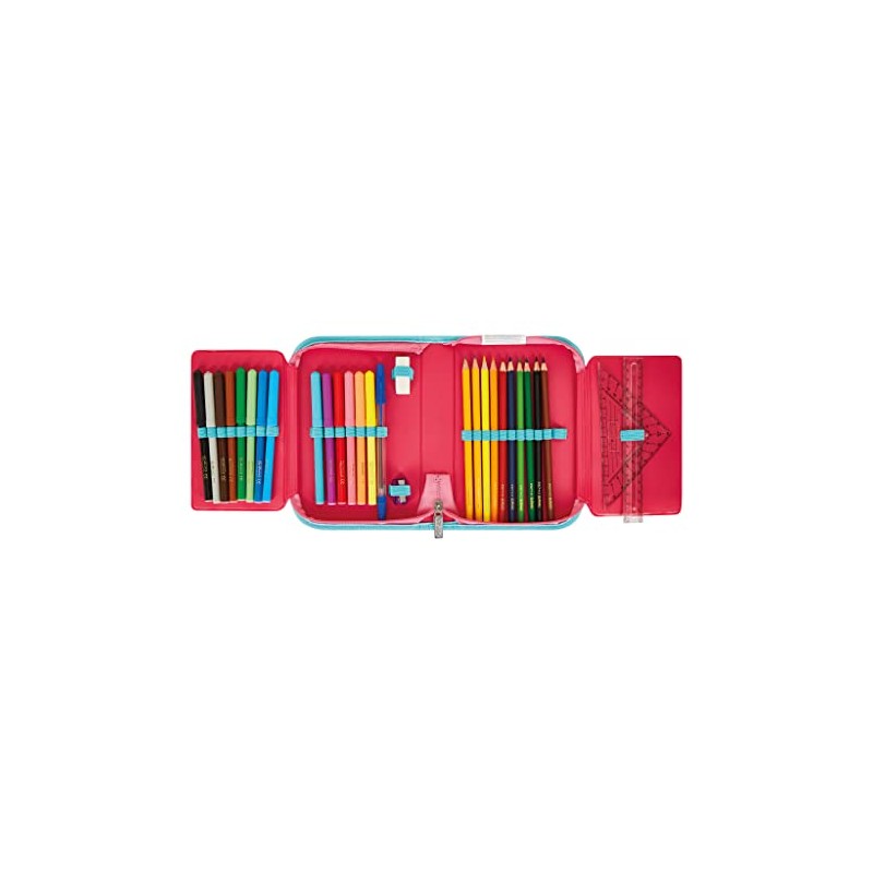 Herlitz 31-Piece Pencil case, Ballet Love, 20,5 x 14 x