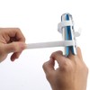 4-Sided Finger Splint, Aluminium Finger Support Brace Finger Stabilizer with