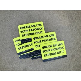Annual Stickers Grease Me Like Your Paycheck Depends On It - 10 Sticker Pack