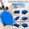 2 Packs Power Wheel Adapter for Kobalt 24V KB624-03 KB524-03