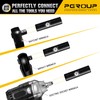 PGROUP 3/8” Drive Deep Impact Socket, Metric(11mm socket), 6-Point, Cr-V