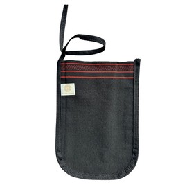 Turkish High Quality Kelebek ZenXhome Exfoliating Gloves Hamam Kese Body Exfoliating Sauna Glove Spa Cellilute Remover Mitt Skin Care (Black, Medium Soft Skin)