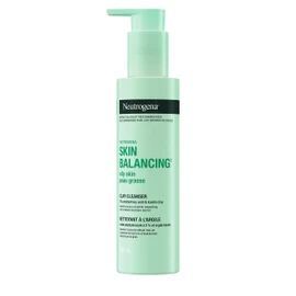 Neutrogena Cleanser, Skin Balancing Kaolin Clay Cleanser With 2% Polyhydroxy Acid (Pha), Mattifying Face Wash for Oily Skin, 186mL