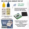 JSP Gold Testing Kit 10k 22k 24k Solution Acid with