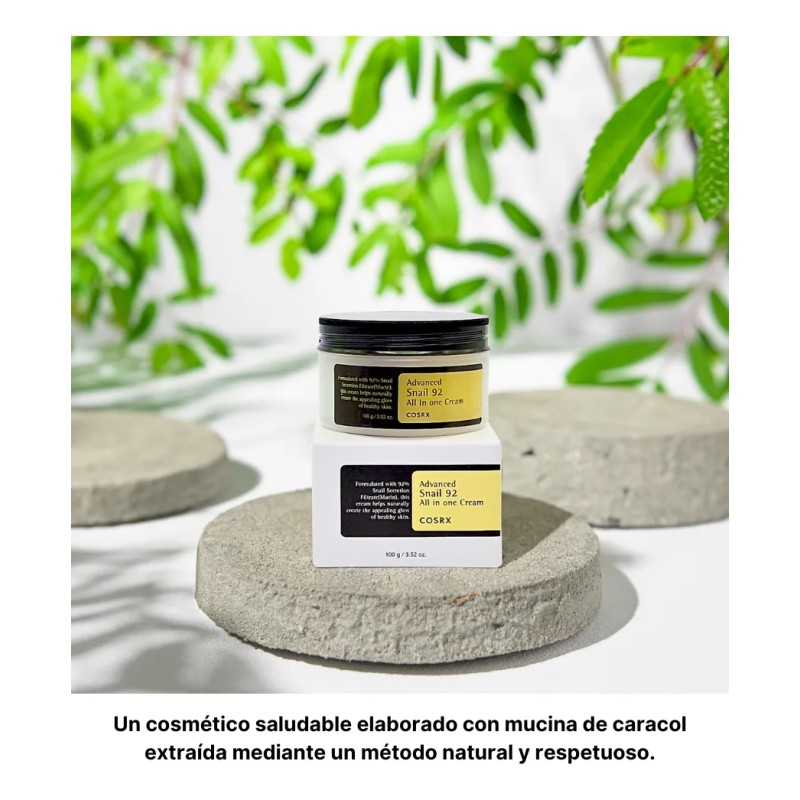 Cosrx Advanced Snail All One Cream Mucina Hidratación Completa