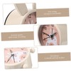 ULTECHNOVO Adorable Luminous Rabbit Shape Clock Silent Desktop Decorative Alarm