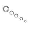 Fafeicy Pack of 700 M3/M4/M5/M6/M8 Serrated Washers Galvanised Locking Washers