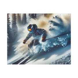 Puzzle - Fresh Powder - Skier Gift 520 pieces