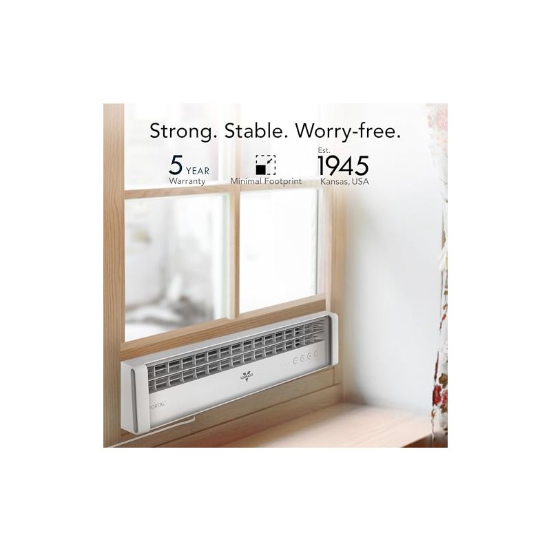 Vornado PORTAL® Window Fan with 3 Speeds, Reversible Exhaust Mode,