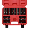 EMENTOL 14PCS 1/2" Drive Deep Impact Socket Set, Metric, 6-Point,