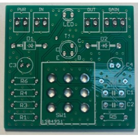 K7FX Dallas Rangemaster Treble Booster Overdrive Clone Guitar Effect Pedal DIY PCB